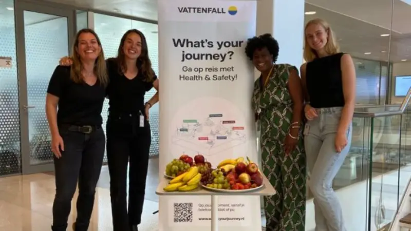 Vattenfall casus event groepsfoto