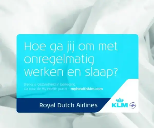 KLM a5 flyer